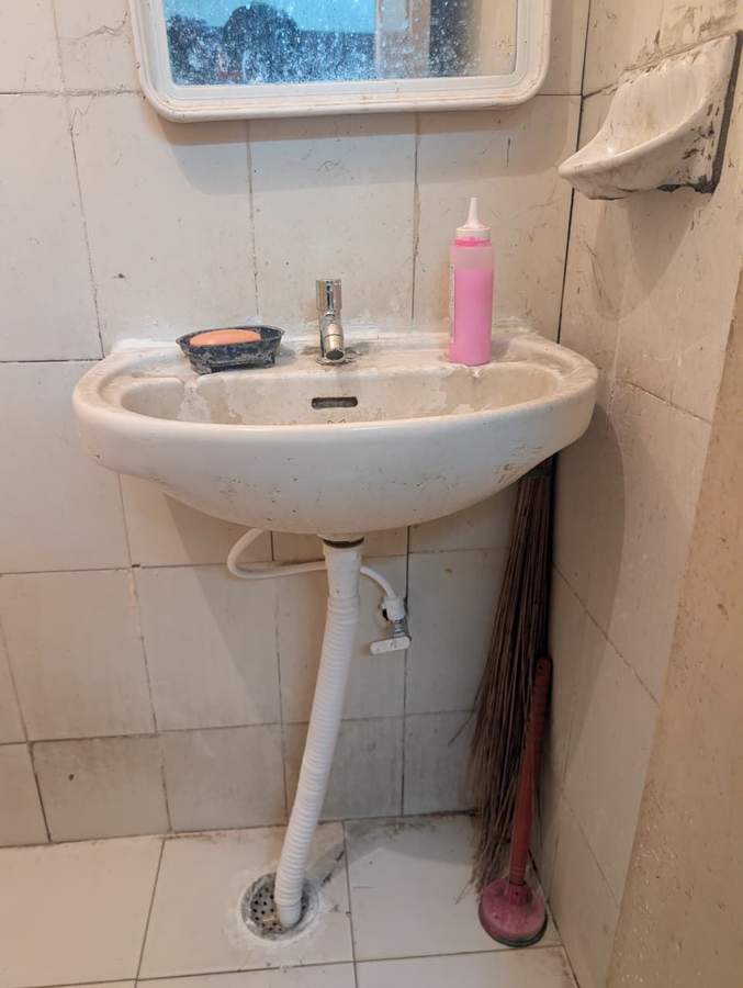 Washroom fixture installation in hospital support rooms