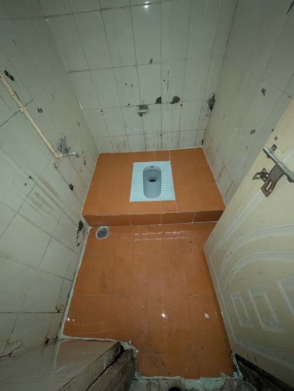 Hospital washroom renovation work