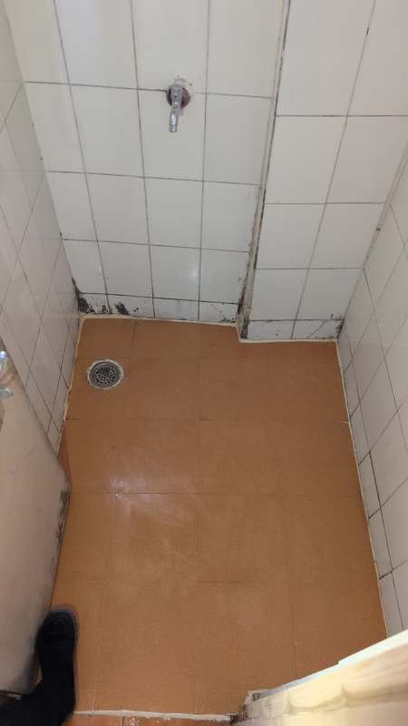 Hospital washroom renovation work
