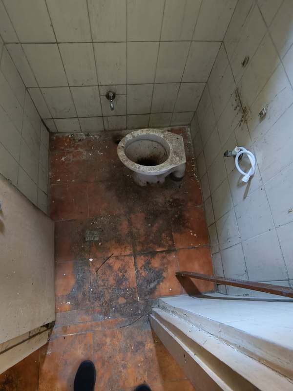 Hospital washroom renovation work