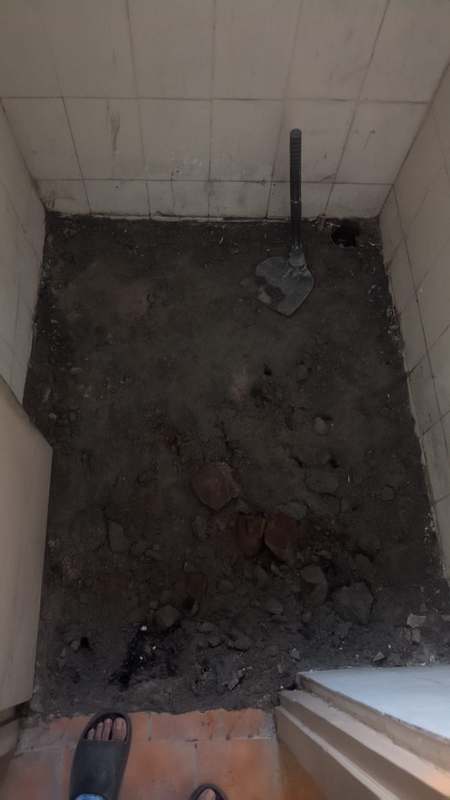 Hospital washroom renovation work