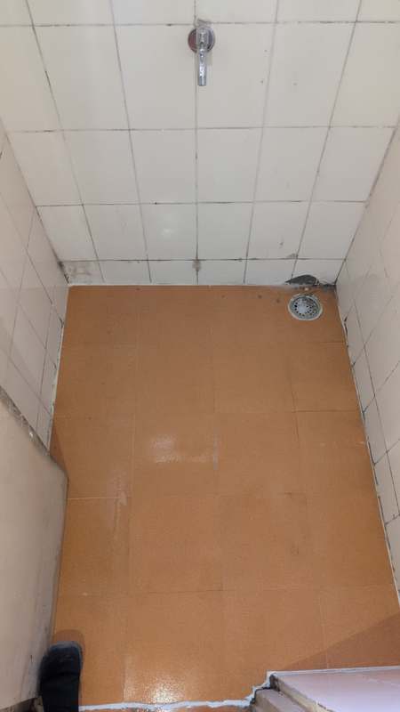 Hospital washroom renovation work