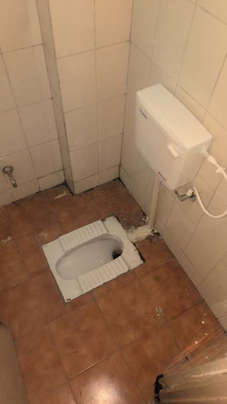 Hospital washroom renovation work