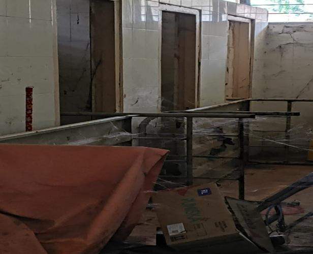 Telephone Exchange & Telephone Exchange Beside Toilet — before renovation